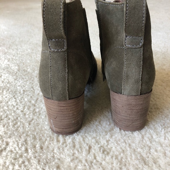 Madewell green suede boots - Picture 2 of 4